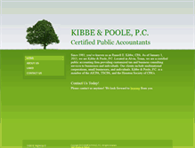 Tablet Screenshot of kibbepoole.com